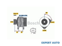 Generator / alternator Skoda FABIA (6Y2) 1999-2008 #2 0124315007