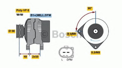 Generator / Alternator SKODA FABIA I (6Y2) (1
