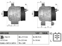 Generator / Alternator TOYOTA LAND CRUISER 200 (VDJ2_, UZJ2_) (2007 - 2016) DENSO DAN1208 piesa NOUA