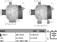 Generator / Alternator TOYOTA RAV 4 III ACA3 ACE ALA3 GSA3 ZSA3 DENSO DAN952