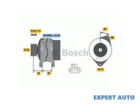 Generator / alternator Toyota YARIS/VITZ (SCP1_, NLP1_, NCP1_) 1999-2005 #2 0986049211