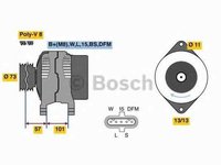 Generator / Alternator VOLVO FH 12 BOSCH 0 986 049 350