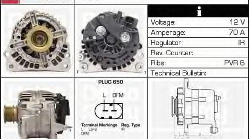 Generator / Alternator VW POLO (6N1), VW POLO