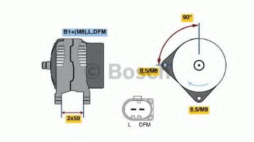 Generator / Alternator VW POLO limuzina (6KV2