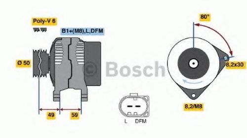 Generator / Alternator VW SHARAN (7M8, 7M9, 7