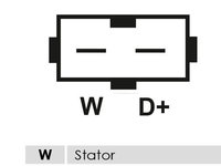 Generator / Alternator VW TRANSPORTER IV (70B, 70C, 7DB, 7DK, 70J, 70K, 7DC, 7DJ) Autobuz, 09.1990 - 08.2004 AS-PL A0048