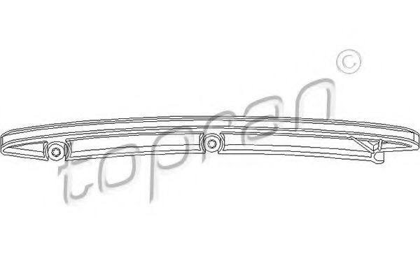 Ghidaje, lant distributie OPEL CORSA C (F08, F68) (2000 - 2009) TOPRAN 205 559