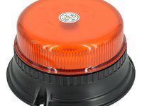 Girofar PORTOCALIU profesional omologat U.E. cu LED 12V / 24V ART824D