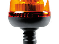 Girofar stroboscopic galben LED cu fixare DIN 12 24V RL-9