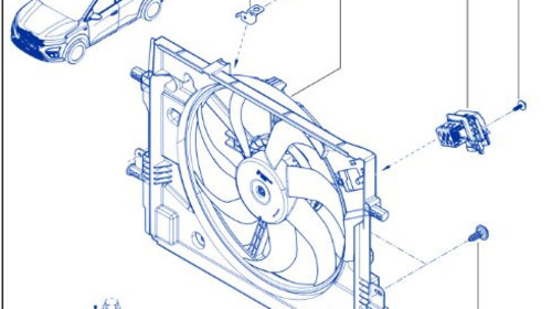 GMV/Electroventilator racire motor LOGAN 3/SA