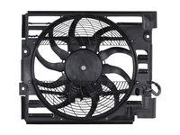 GMV radiator electroventilator Bmw Seria 5 E39, 1995-09.1998 (520i, 523i, 525 Td, 525 Tds, 528i, 535i, 540i), Motorizare 2, 0i, 2, 5, 2, 5 Td, 2, 5 Tds, 2, 8, 3, 5, 4, 4 Diesel/Benzina, tip climatizare cu AC, cutie M/A dimensiune 270W, 400mm, 4 pini,