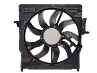 GMV radiator electroventilator BMW X5 3.0si/xDrive30i E70, 2007-2013, motor 3.0 R6, benzina, cutie A/CVT, 400 W, 520 mm, 3 pini