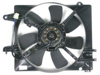 GMV radiator electroventilator Chevrolet Spark (M200), 2005-2010, Daewoo Matiz I (Pl), 1998-2010, Matiz Ii 2001-2005, Motorizare 0.8 38kw, 1, 0 46/49kw Benzina, dimensiune 320mm/cu 2 pini, plastic, Aftermarket