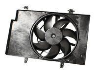 GMV radiator electroventilator Ford B-MAX, 2012-, motor 1.6, benzina, 1.6 TDCI, diesel, cu AC, 340, (2 +2) pini