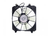 GMV radiator electroventilator Honda Civic Vii, 2005-2012, Motorizare 1, 4 61kw, 1, 8 103kw, 2, 2 Crti 103kw Diesel/Benzina, tip climatizare cu/fara AC, cutie M/A, dimensiune 80W/320mm, cu 2 pini, de plastic, Aftermarket