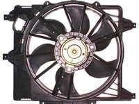 GMV radiator electroventilator Renault Clio 2, 1998-2012 Motor 1, 2 43/55kw, 1, 9 Dti 59kw, Kangoo, 1997-2008 1, 6 60/70kw, Thalia/Symbol, 1999-2008 1, 6 79kw, Nissan Kubistar, 2003-2008 1, 6 70kw, Benzina, tip climatizare cu AC, dimensiune 380mm, pl