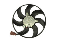 GMV ventilator radiator Audi A3 (8P), 2003-2013, motor 1.4 TFSI, benzina, cu AC, 200 W, 295 mm, 2 pini, tip Gate-Temic