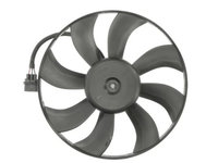 GMV ventilator radiator Seat Cordoba (6L), 2002-2009, motor 1.2, 1.4, 1.6 benzina, 390 mm, 3 pini, tip Temic