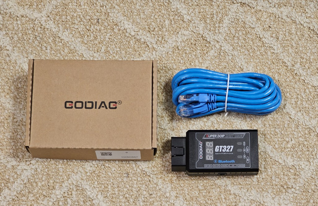 GODIAG GT327 SUPER DOIP ENET ELM327 v1.5 BT 4.0 OBD II pt. iOS/Android/Windows