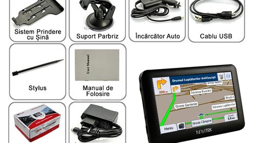 GPS Auto 4.3" NAVITEK Basic Igo Primo 3D Full EU+RO Auto Taxi Camion