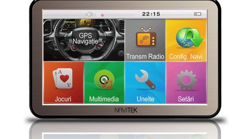 GPS Auto 5" HD Navitek NView Full EU+RO Igo Primo 3D