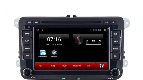GPS auto dedicat VW Golf Tiguan Scirocco Caddy Bora Skoda si Seat Android 4+64GB carplay