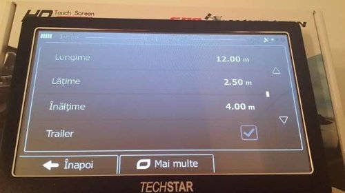 Gps Ecran Mare 7 Inchi Auto/Camion-Tir 2015 Full Europa