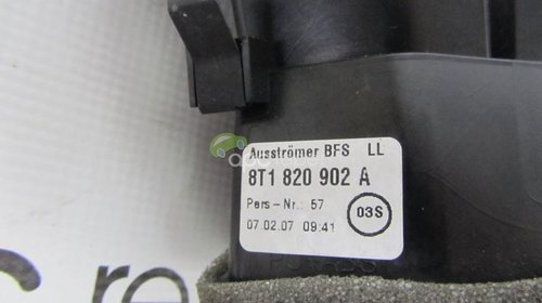 Grila aer dreapta originala Audi A4 8K A5 8T cod: 8T1820902A