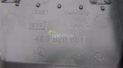 Grila aer stanga neagra originala Audi A8 4E cod: 4E0820901