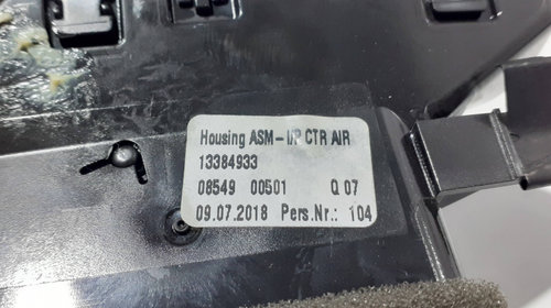 Grila aerisire centrala+ buton avarii Opel Corsa E 2015--> 13384933