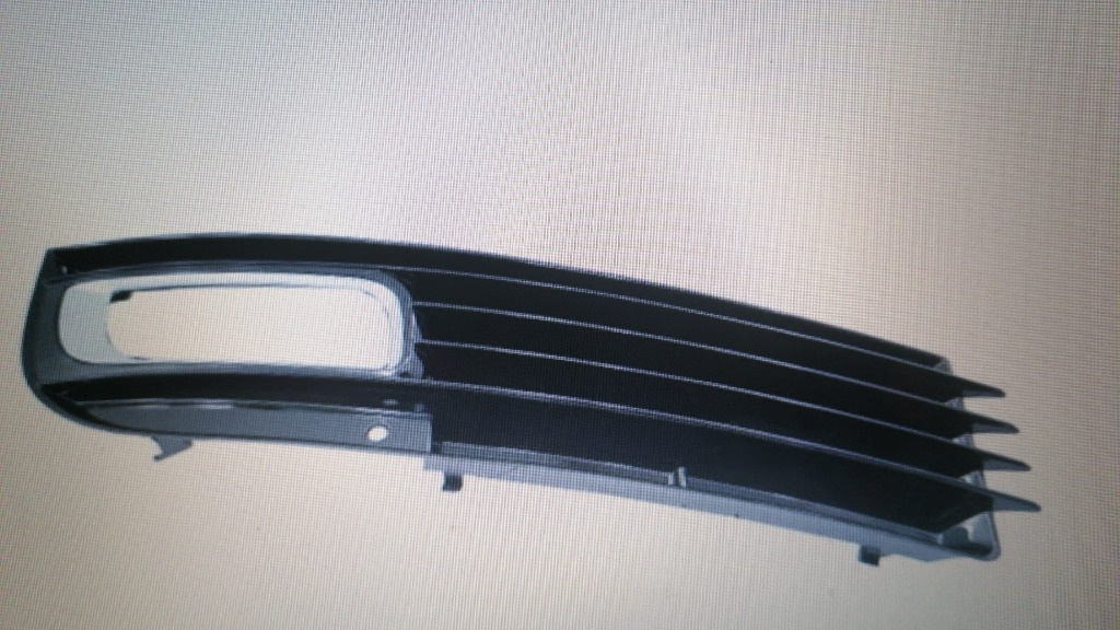GRILA BARA AUDI A8 D3 08-10 dreapta cromată HQ