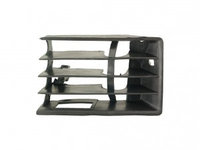 Grila bara fata Audi 100 (C4)+Avant, 12.1990-5.1994, Dreapta, 4A0853684F, 131627-4 cu locas pentru proiectoare