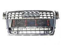 Grila bara fata centrala cu sigla, cod 8K0853651, Audi A4 Avant (8K5, B8) (id:519164)