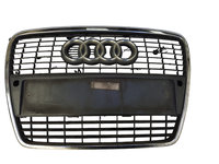 Grila bara fata centrala sus cu sigla, Audi A6 2009 4F0853651L 1QP