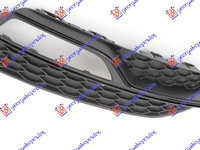 Grila bara fata cu orificiu proiector stanga/dr AUDI A3 3D/SPORTBACK 12-16 AUDI A3 SPORT SEDAN/CABRIO 13-16