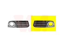 Grila bara protectie Audi A4 (8k2, B8) Van Wezel 0327593, parte montare : stanga, fata