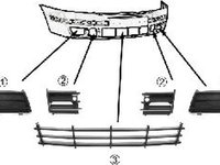 Grila bara SKODA OCTAVIA 1Z3 VAN WEZEL 7622590