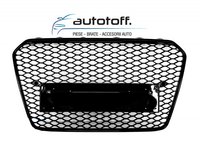 Grila Centrala Audi A5 8T (2012-2015) RS Design Negru