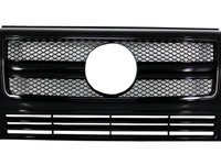Grila Centrala compatibil cu MERCEDES Benz W463 G-Class (1990-2012) 2012 G65 G63 A-Design Piano Black Edition