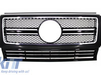 Grila Centrala compatibil cu MERCEDES Benz W463 G-Class (1990-2012) 2012 G65 A-Design Piano Black Edition