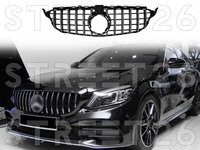 Grila Centrala compatibil cu Mercedes C-Class W205 S205 C205 A205 Facelift (2018-2021) Crom