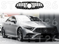 Grila Centrala Compatibil Cu Mercedes CLS-Class C257 (2018-2023) GT-R Panamericana Design Crom