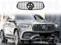 Grila Centrala Compatibil Cu Mercedes GLE W167 V167 SUV GLE C167 Coupe (2019-Up) GT-R Panamericana Design Crom