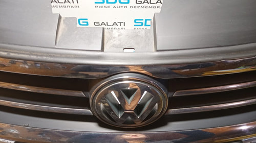Grila Centrala cu Sigla Emblema Radiator de pe Bara Spoiler Fata Volkswagen Passat CC 2009 - 2012 Cod 3C8853651P 1K5853600 3C0853600A [M3750]