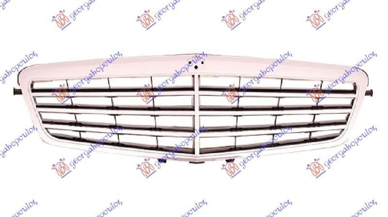 GRILA CROM/ NEGRU (AVANTGARDE) - MERCEDES E CLASS (W212) 09-13, MERCEDES, MERCEDES E CLASS (W212) 09-13, 022304540