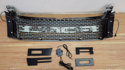 GRILA FATA CU LED DRL FORD RANGER T6 2012-2015 [RAPTOR DESIGN]