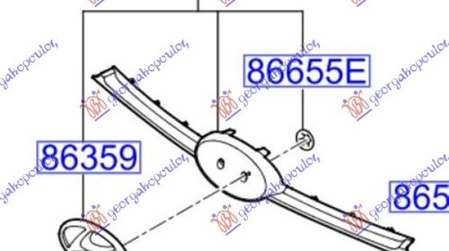 Grila fata HYUNDAI i10 2016,2017,2018,2019 CO