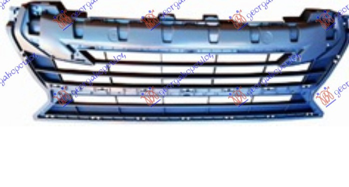 Grila inferioara cab. dubla ISUZU P/U D-MAX 20- cod origine 8-97551246-2