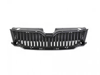 Grila masca radiator Skoda Octavia 3 (5e), 01.2013-05.2017, Fata, fara rama, negru, Aftermarket