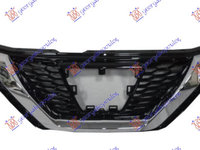 GRILA NEAGRA CU RAMA CROMATA (POLISHATA) - NISSAN QASHQAI 17-, NISSAN, NISSAN QASHQAI 17-, 576204540